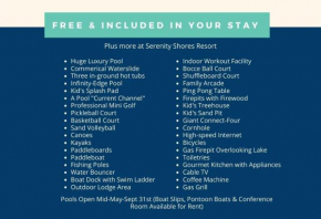 Luxury Lakefront Villa w/ FREE kayaks, pools, shuffleboard, Mini golf and more!